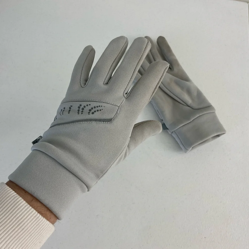 Women’s light gray active athletic driving golf sport gloves‎ large/XL
